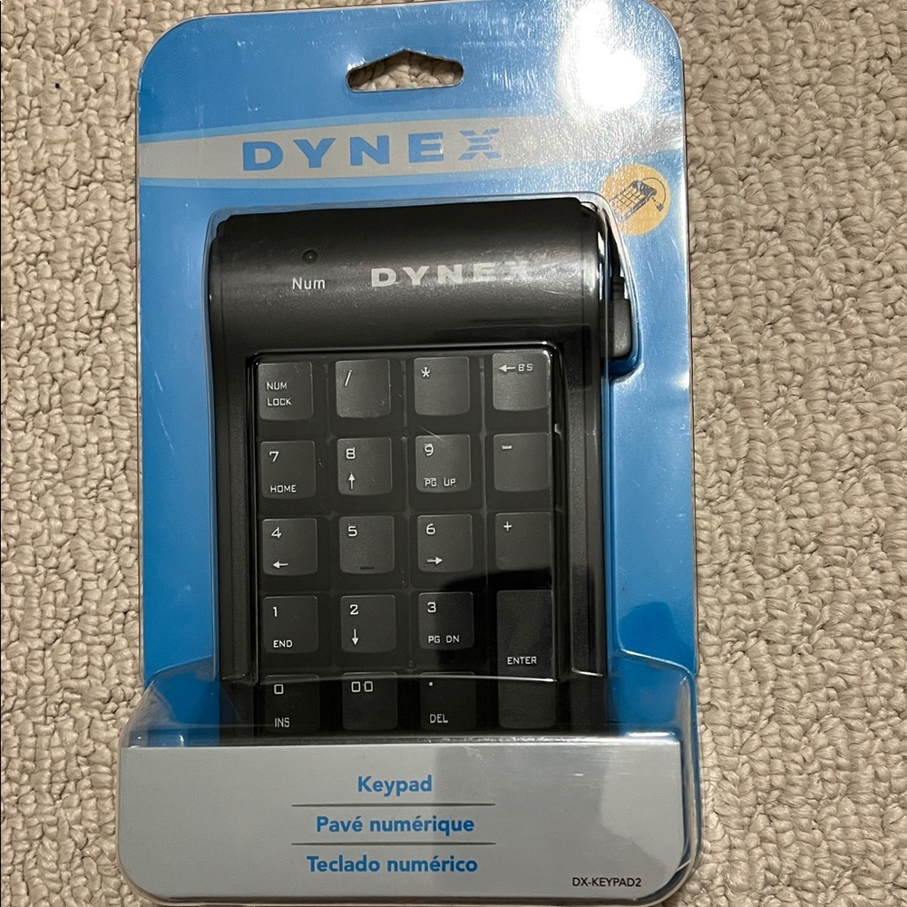 Dynex Black Numeric Keypad